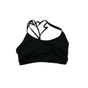 Gilly Hicks -‎ Strappy Back Sports Bra (Small) - Black Activewear